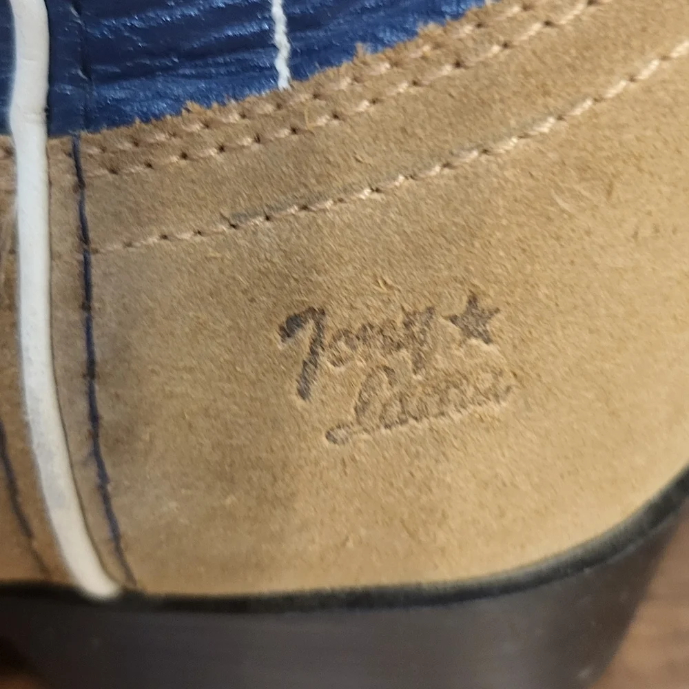Boys Tony Lama Horseshoe Western/Cowboy Boots Size 1.5 Western Cowboy Rodeo